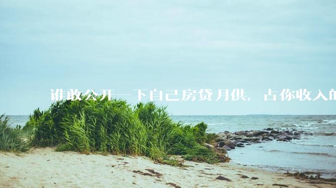 谁敢公开一下自己房贷月供，占你收入的多少？对你生活影响大吗？