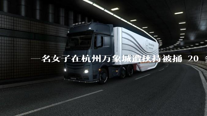 一名女子在杭州万象城遭挟持被捅 20 多刀，隆胸***体救了一命，这反映出哪些公安系统的问题？