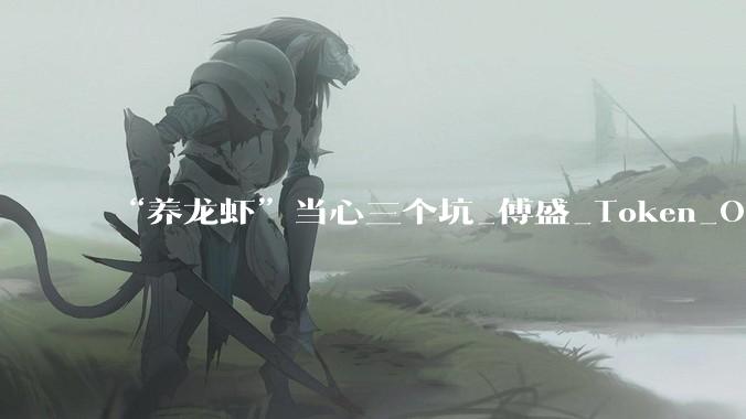 “养龙虾”当心三个坑_傅盛_Token_OpenClaw