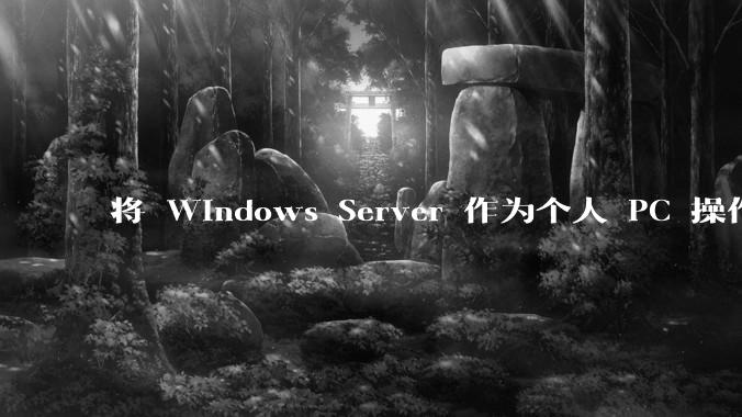 将 Windows Server 作为个人 PC 操作系统来用是怎样的体验？