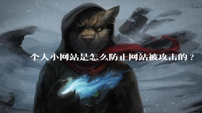 个人小网站是怎么防止网站被攻击的?
