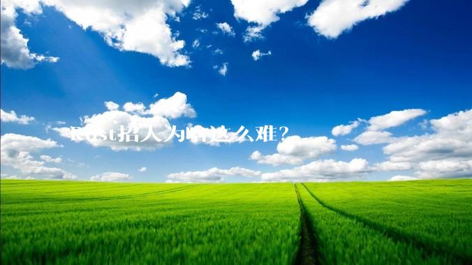 Rust招人为啥这么难？